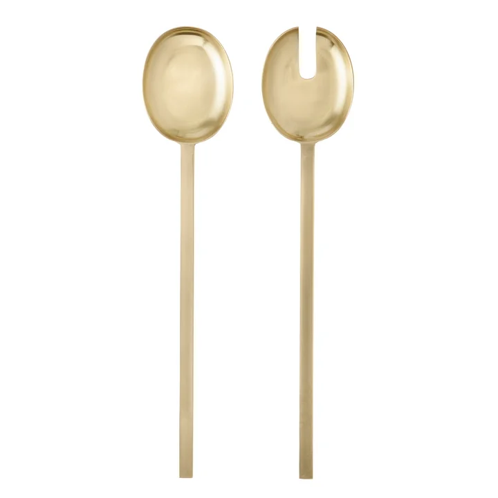 Ferm Living - Couverts à salade en laiton