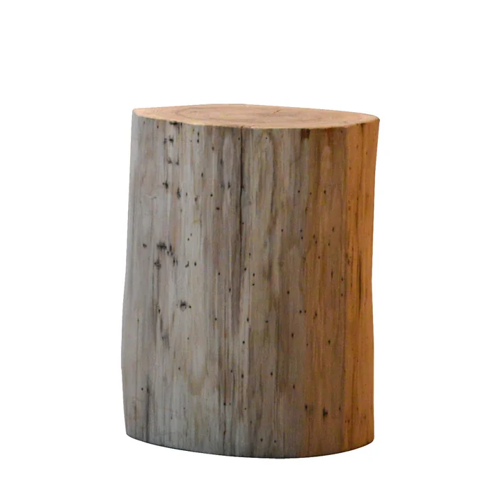 Jan Kurtz - Tabouret rond Block H 38 cm, chêne