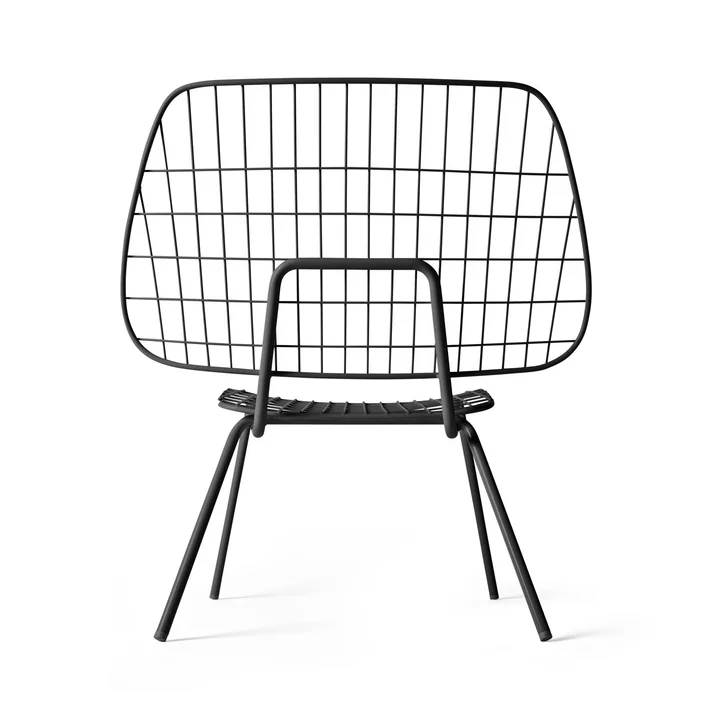 WM String Lounge Chair de Audo en noir