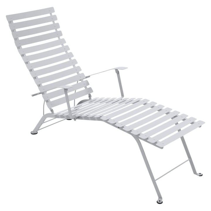 Bistro Chaise longue de Fermob en coton blanc