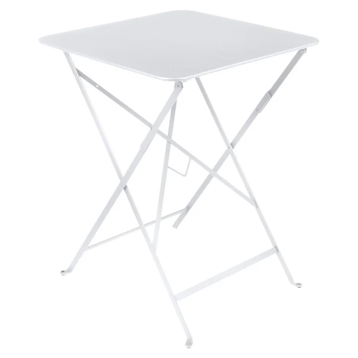 Bistro Table pliante 57 x 57 cm de Fermob en coton blanc