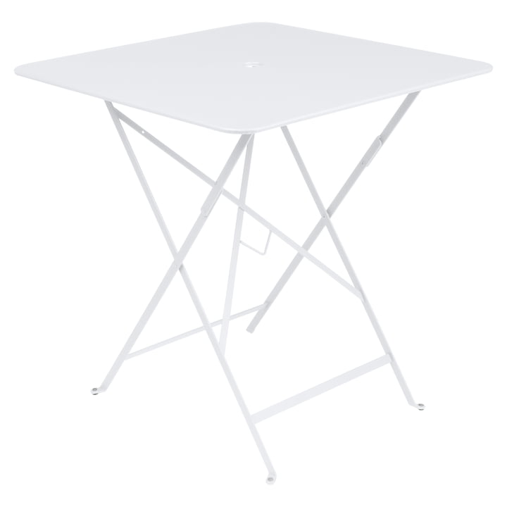 Bistro Table pliante 71 x 71 cm de Fermob en coton blanc