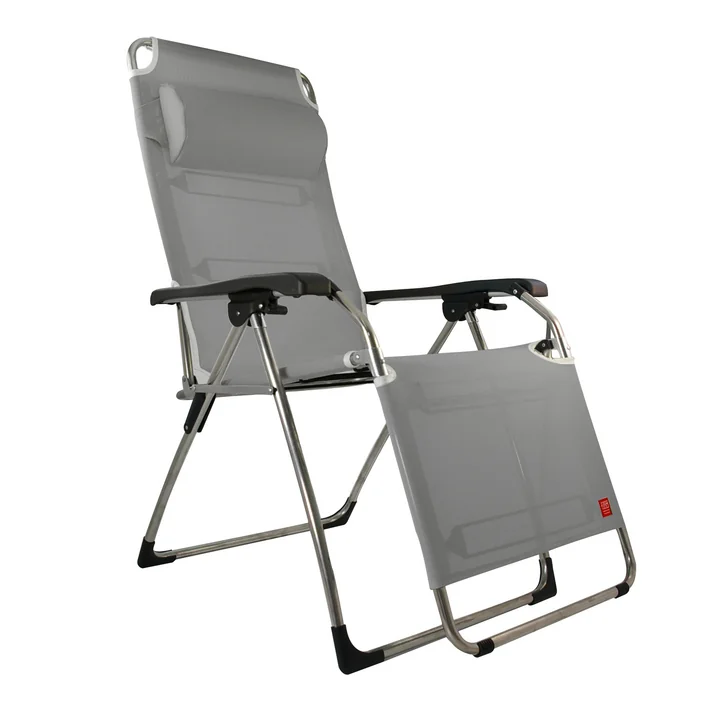 Amida Fauteuil de relaxation en aluminium de Fiam en gris