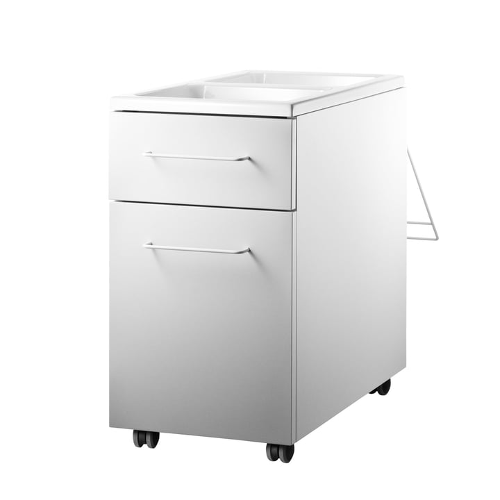 String - Caisson à roulettes Works, blanc