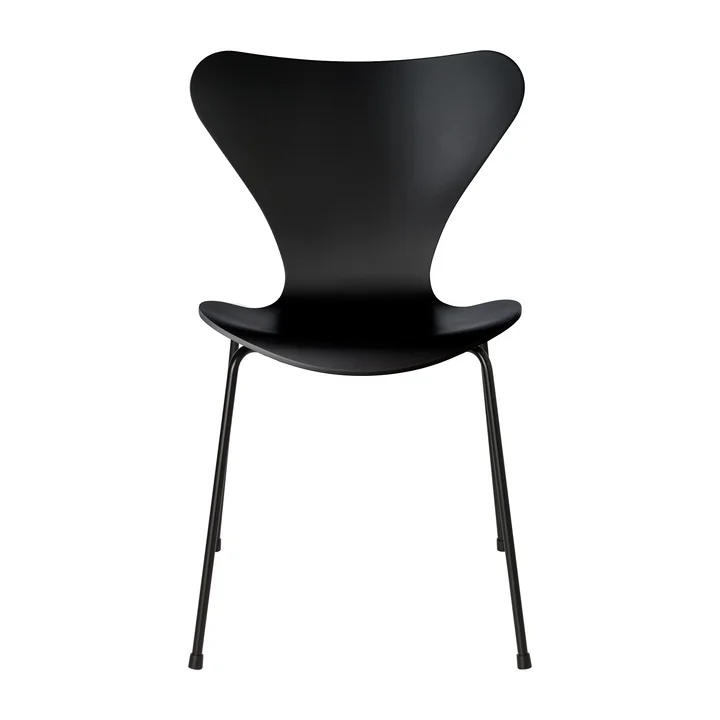 Serie 7 - Chaise, Monochrome noir, 4 6. 5 cm de Fritz Hansen