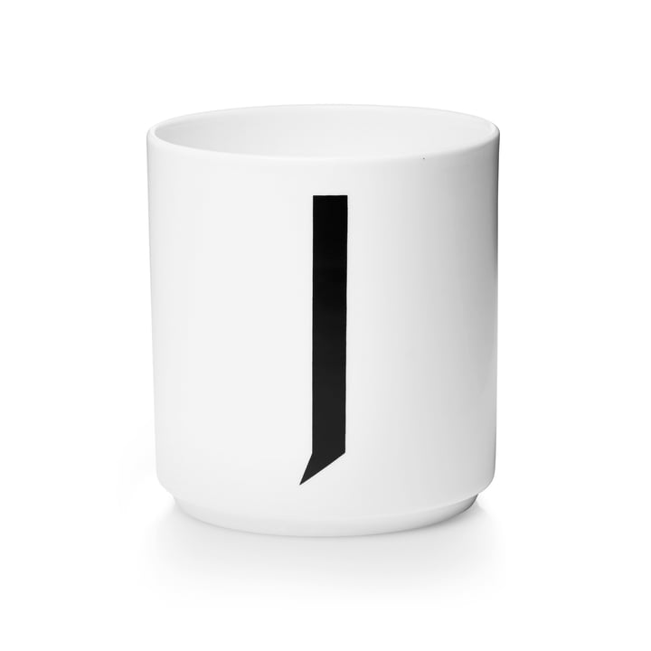Design Letters - Tasse en porcelaine AJ - J