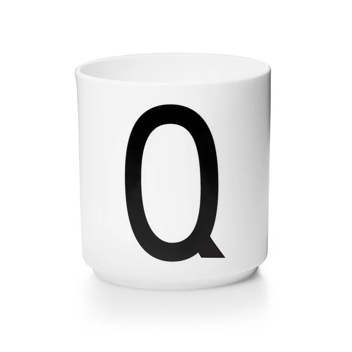 Design Letters - Tasse en porcelaine AJ - Q