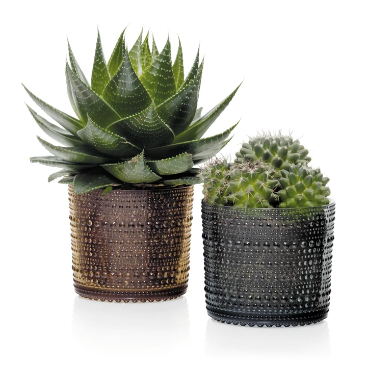 Kastehelmi Boîte de rangement en forme de petit pot de fleurs