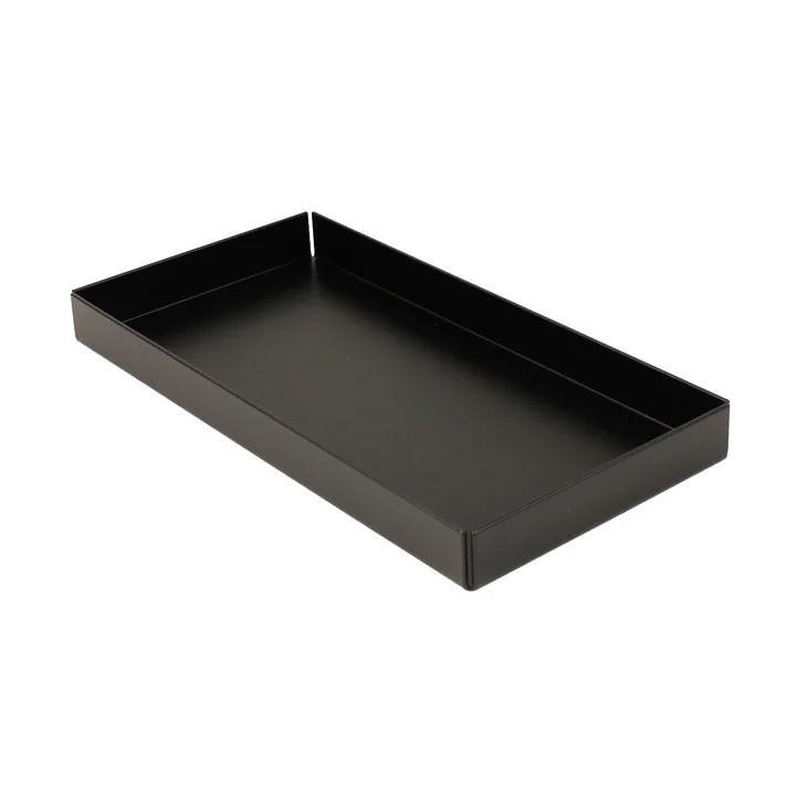 e15 - Plateau CM04 Ito 30,4 x 15,1 cm en noir foncé