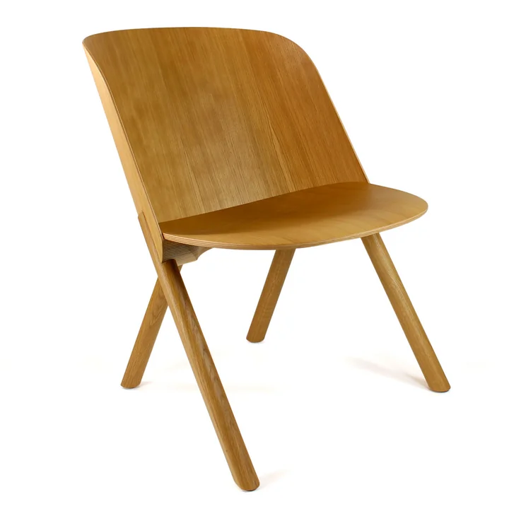 e15 - Fauteuil EC05 That en chêne naturel