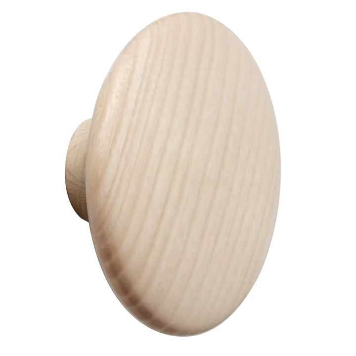 Muuto - Crochet mural " The Dots " single, Frêne naturel, Large