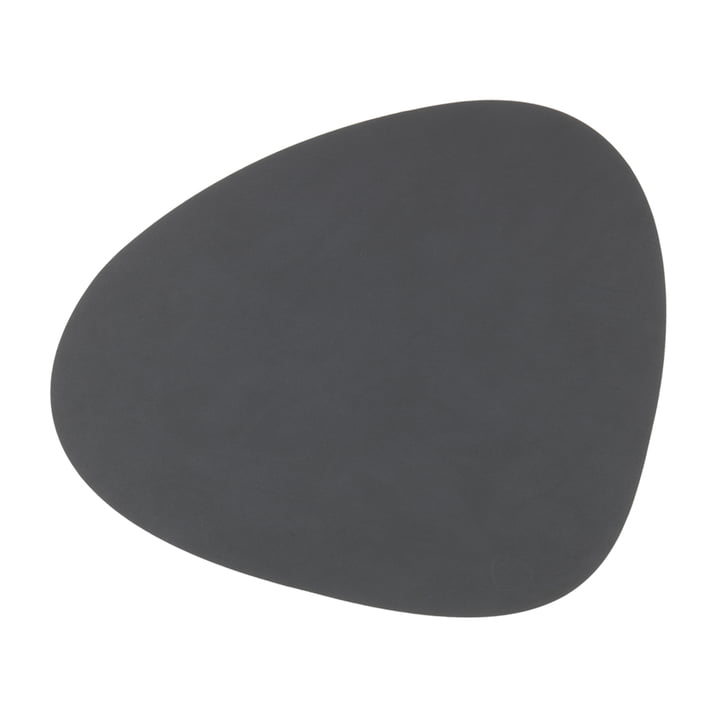 Set de table Curve L by LindDNA in Nupo anthracite