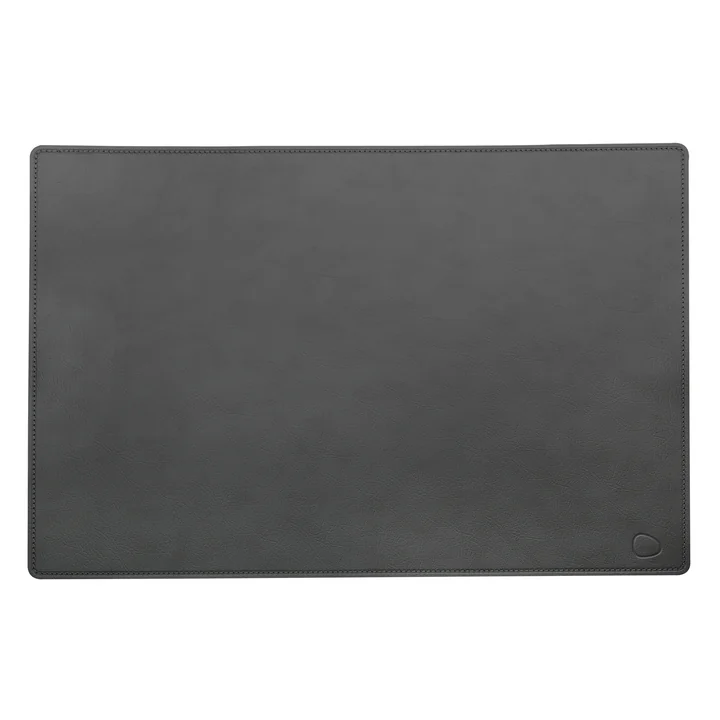 Sous-main Work Mat Square XXL 54 x 74 cm en cuir Cloud en anthracite 