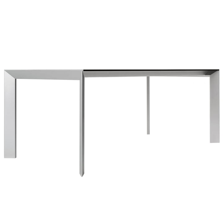 Kristalia - Table Nori en gris/aluminium