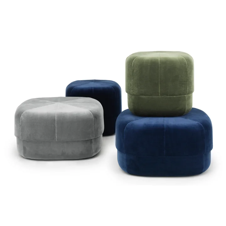 Circus Pouf de Normann Copenhagen en velours
