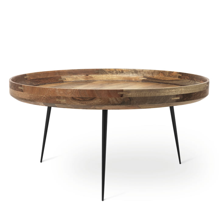 Bowl Table en XL de Mater en bois de manguier naturel