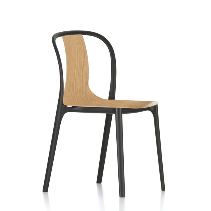 Chair Wood Belleville par Vitra en chêne naturel
