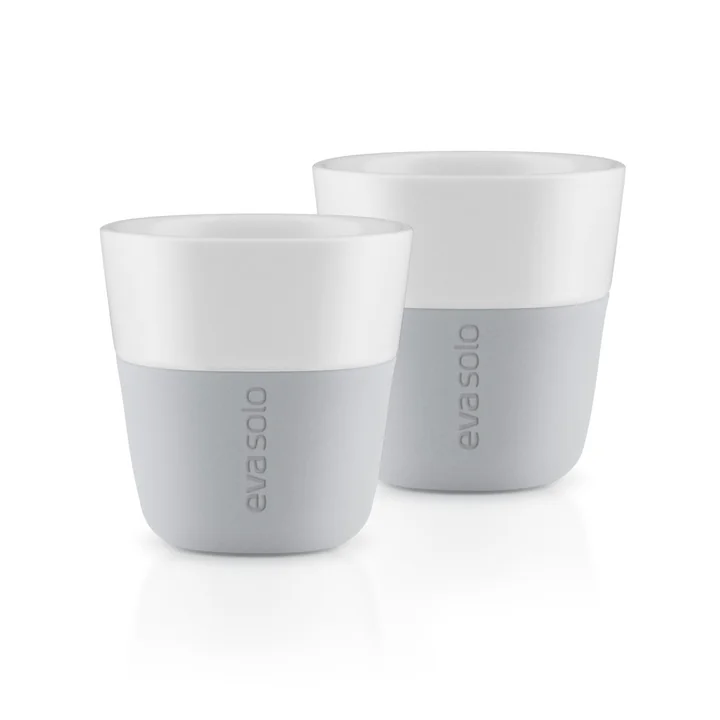 Tasses à espresso (set de 2) de Eva Solo en gris marbre