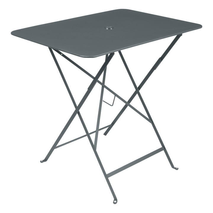 Bistro Table pliante 77 x 57 cm de Fermob en gris orage