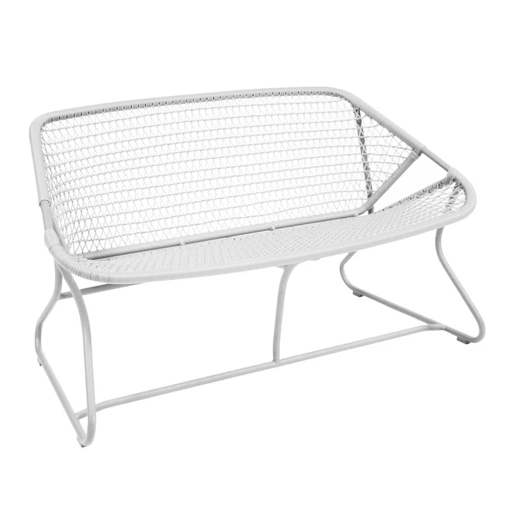 Banc Sixties de Fermob en blanc coton