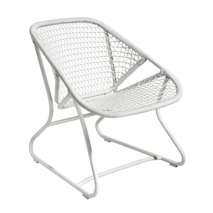 Sixties Fauteuil de Fermob en coton blanc
