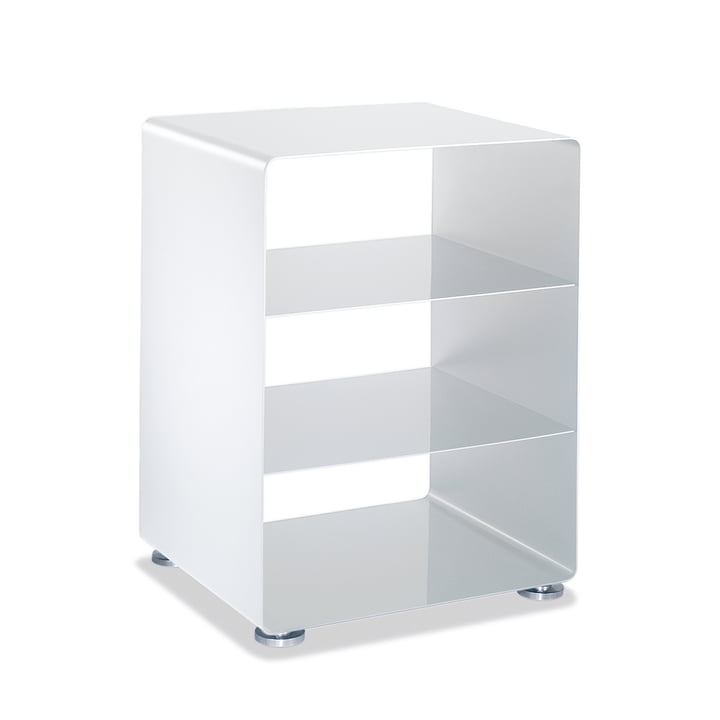 Müller Möbelfabrikation - Meuble de rangement R 600N Hifi-Rack avec 2 fonds (RAL 9016)