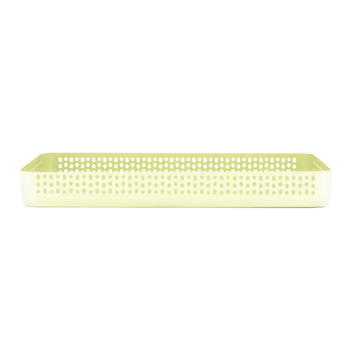 Boîte de rangement Nic Nac 34 x 23 cm de Normann Copenhagen en vert citron