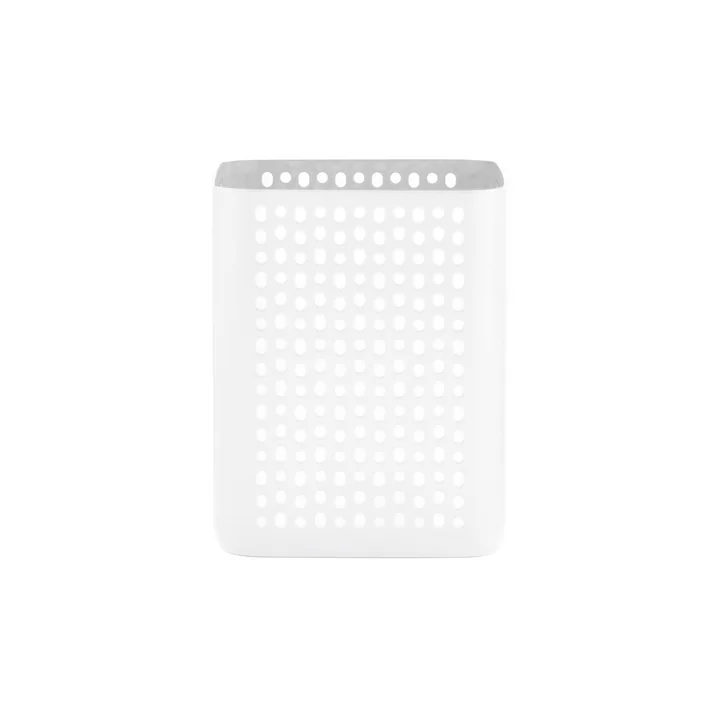 Boîte de rangement Nic Nac 10,5 x 10,5 x h13 cm de Normann Copenhagen en blanc
