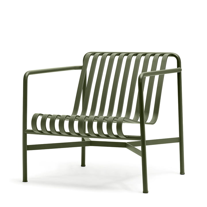 Le Palissade Lounge Chair Low de Hay en olive