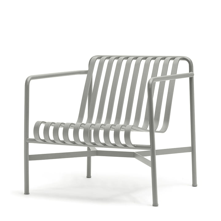 Le Palissade Lounge Chair Low en gris clair