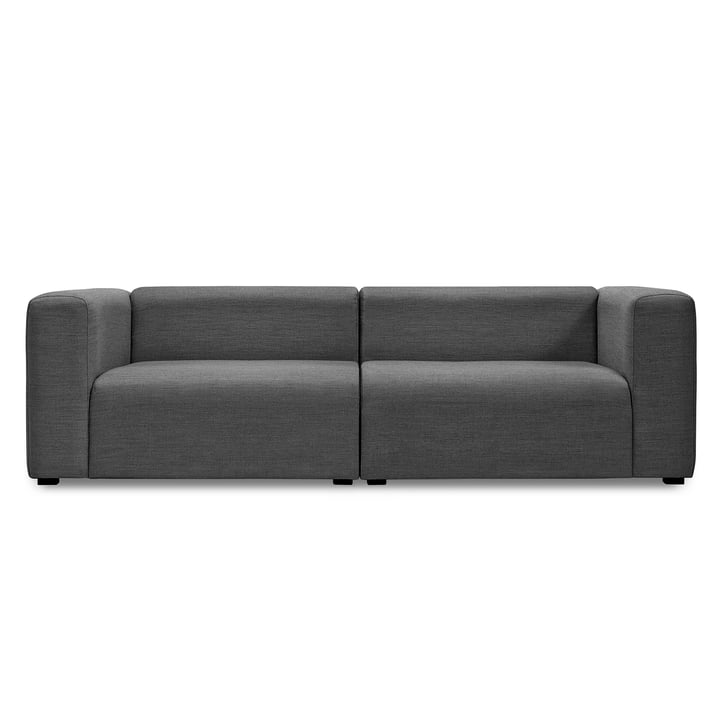Mags Sofa 2,5-places, combinaison 1 de Hay en gris foncé (Surface 190)