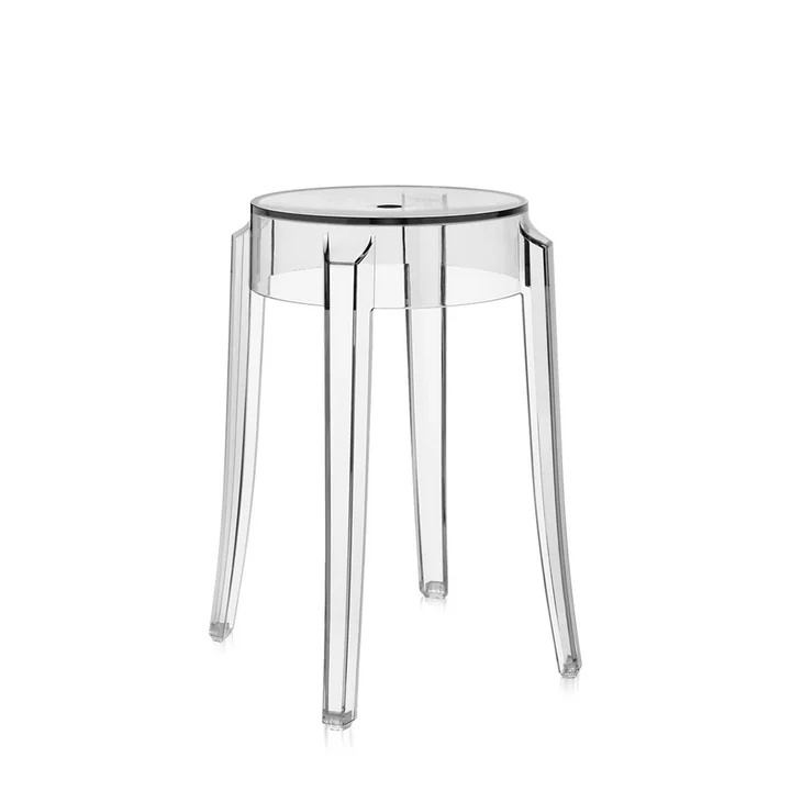 Kartell - Charles Ghost Tabouret hauteur 46 cm, transparent