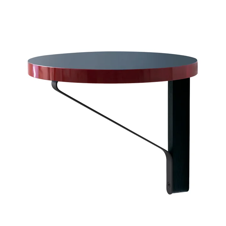 Étagère murale Kaari REB 009 Ø 35 cm par Artek en noir