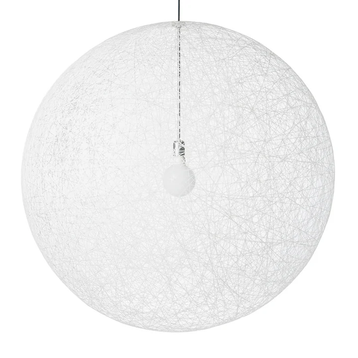 Lampe pendante à LED Random Light, grande, blanche par Moooi