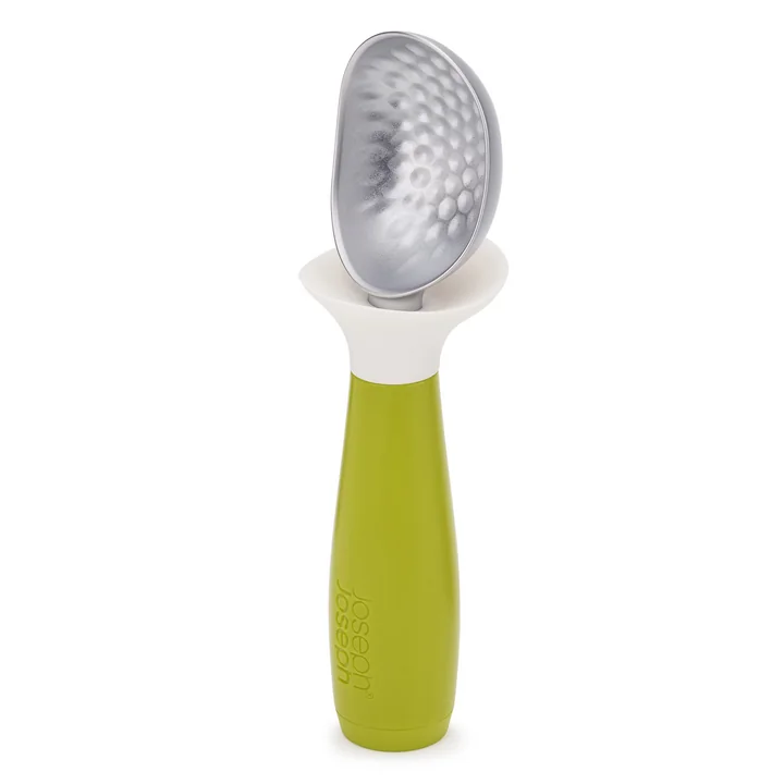 Cuillère à glace anti-goutte Dimple de Joseph Joseph en vert