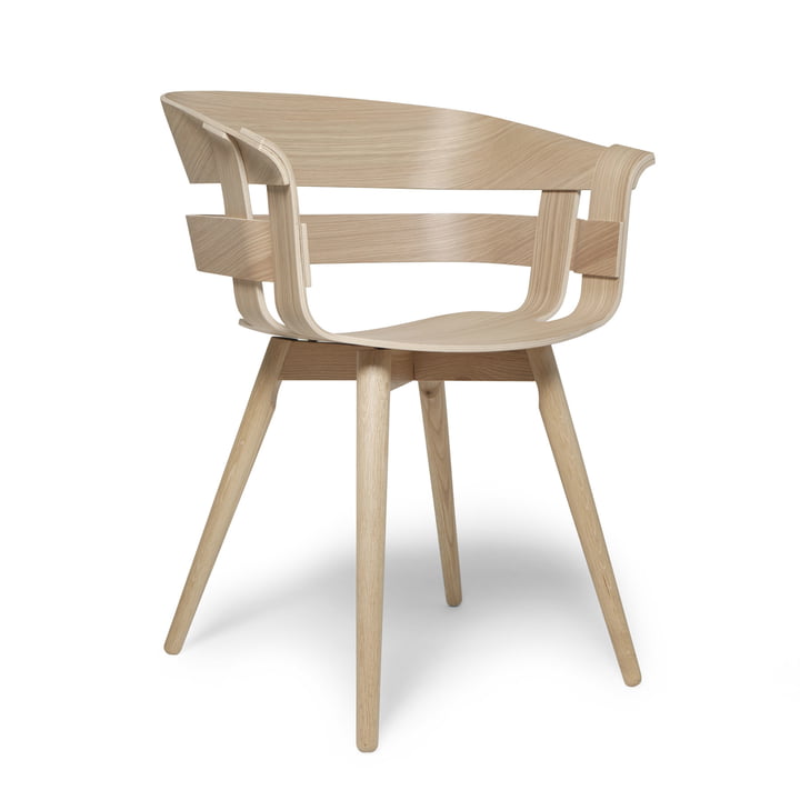 La Wick Chair Wood  en noir par design House Stockholm