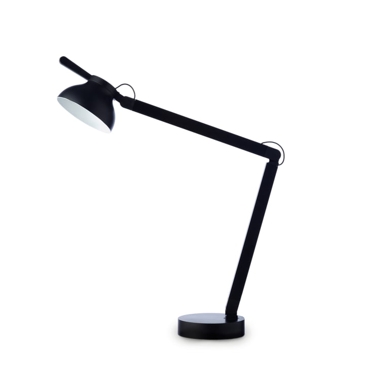 PC Double Arm Lampe de table à LED de Hay , souvent noire