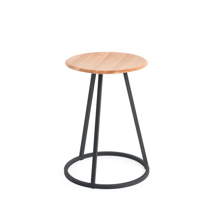 Petit Gustave Tabouret de Hartô en gris ardoise (RAL 7016)