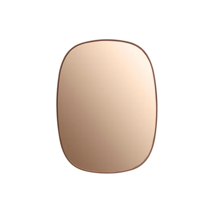 Le Framed Mirror , small from Muuto , pink / pink glass