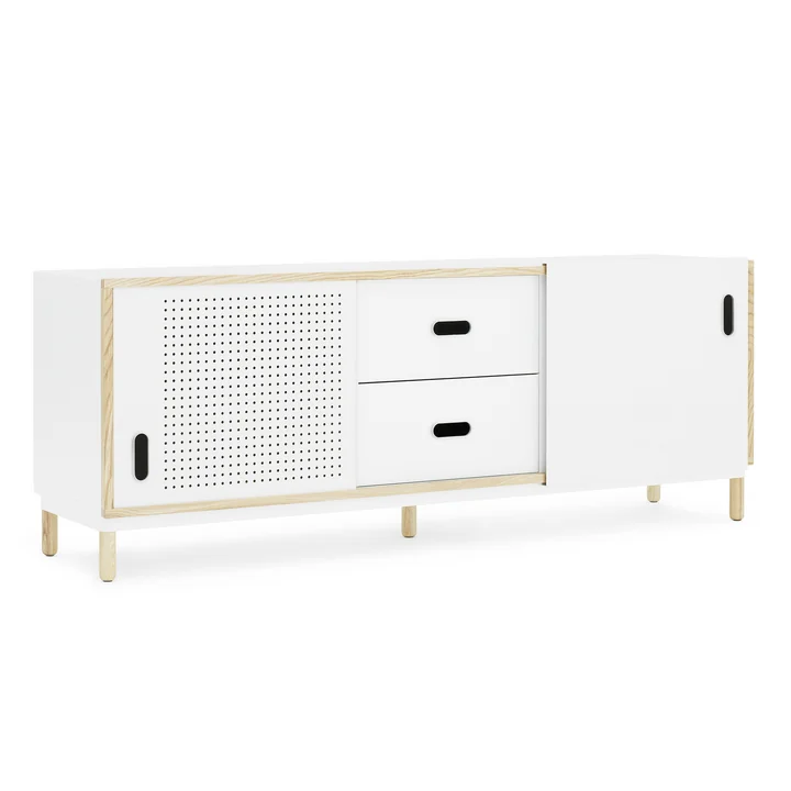 Buffet Kabino avec tiroirs de Normann Copenhagen en blanc