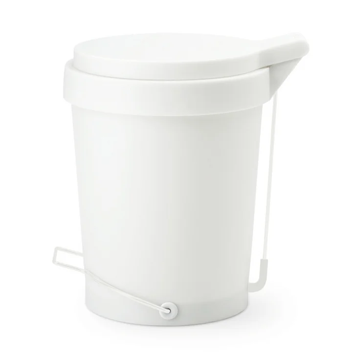 Authentics - Tip Poubelle à pédale 15 litres, Ø 29 cm, blanc
