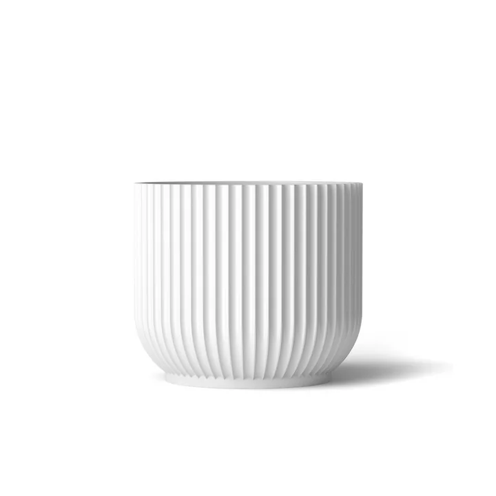 Pot de fleurs S de Lyngby Porcelæn en blanc