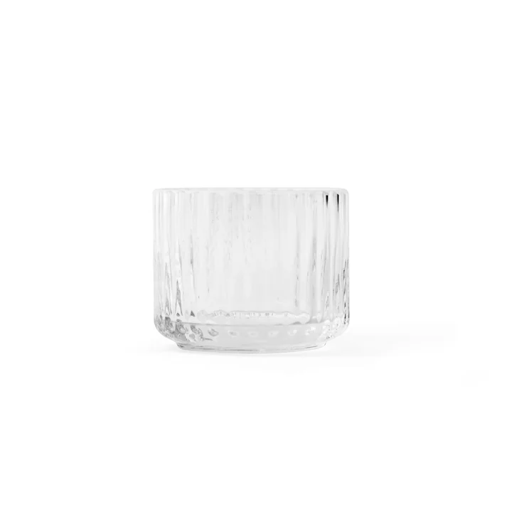 Porte-bougie à chauffe-plat transparent ø 6,7 cm de Lyngby Porcelæn