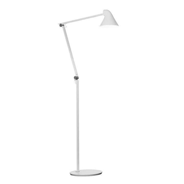 Lampadaire NJP LED par Louis Poulsen en blanc