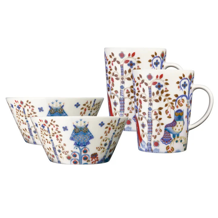 Taika Série de vaisselle d'Iittala en blanc