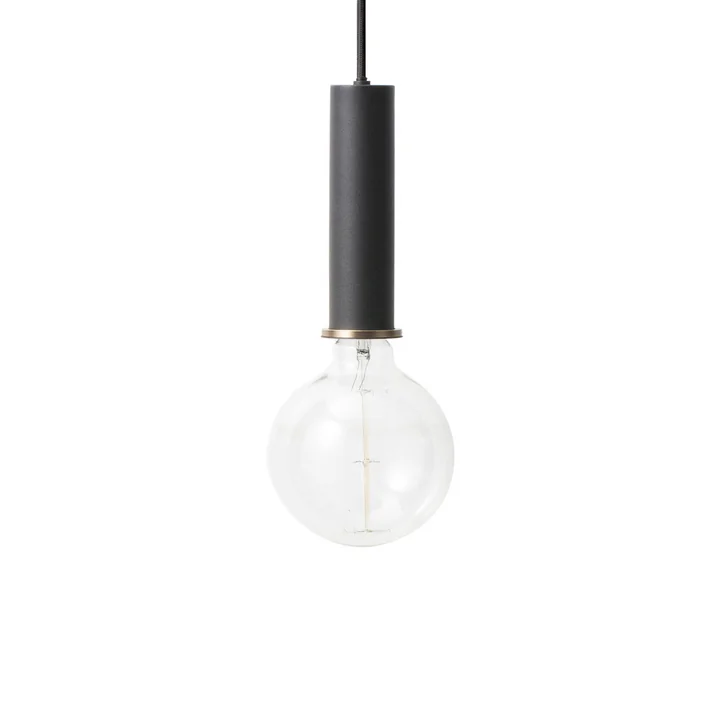 The Ferm Living - Luminaire suspendu à douille High en noir