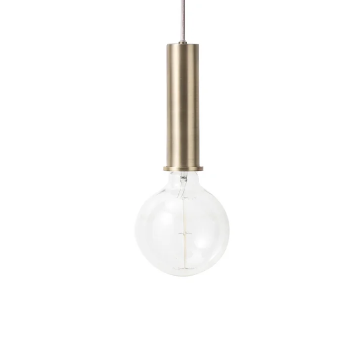 The Ferm Living - Luminaire suspendu à douille High en laiton