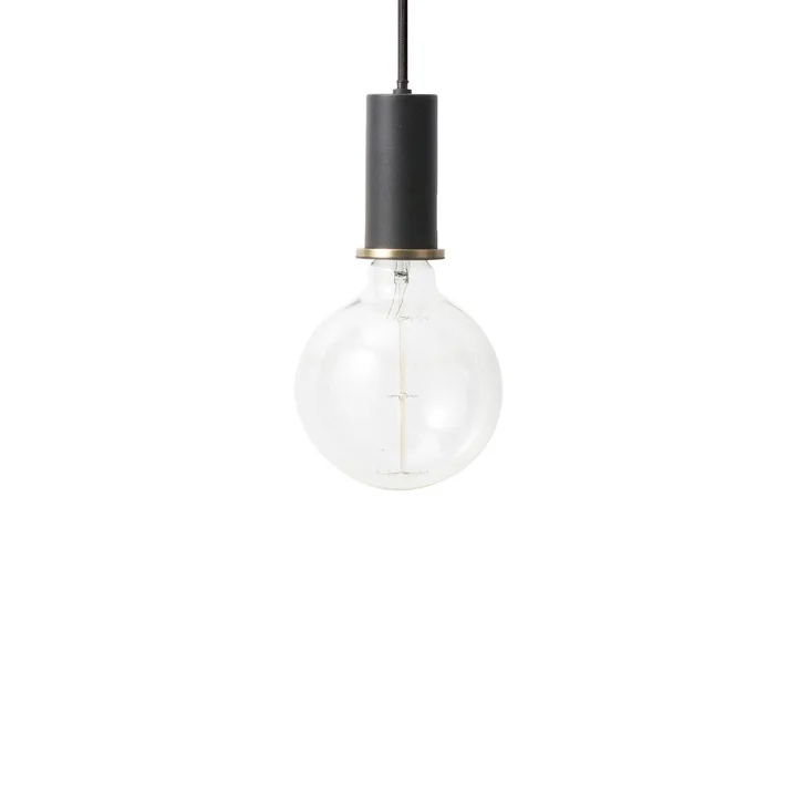Ferm Living - Pendentif de socle bas, noir