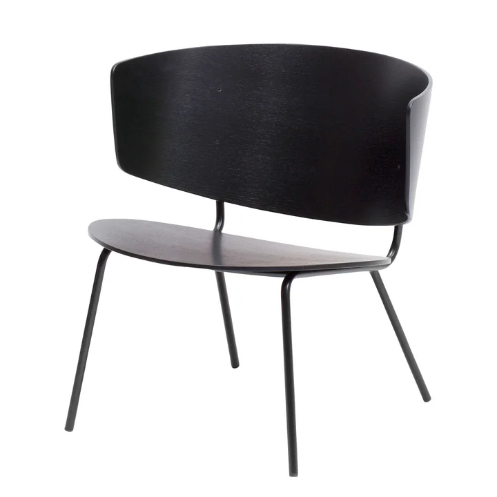 Chaise lounge Herman de Ferm Living en noir