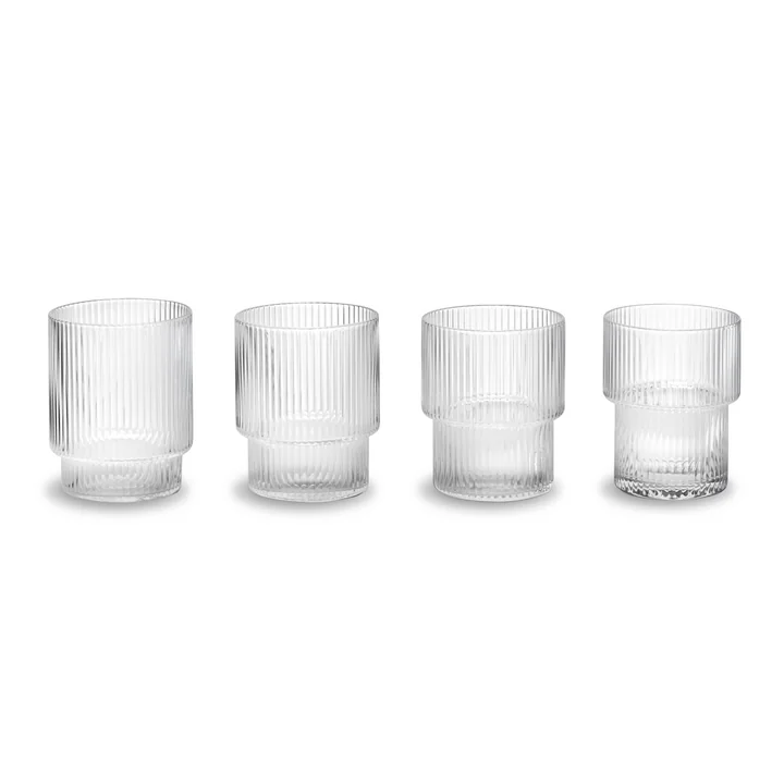 Ripple Verres (set de 4) de Ferm Living